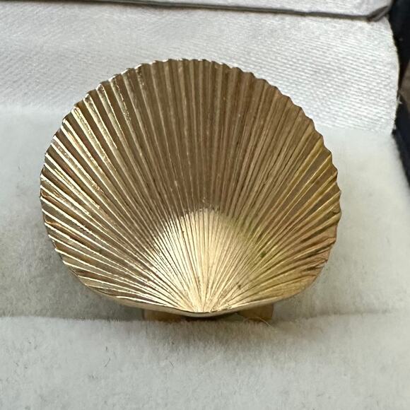 Vintage Christian Dior Germany Gold Tone Clip On Earrings - Picture 5 of 9